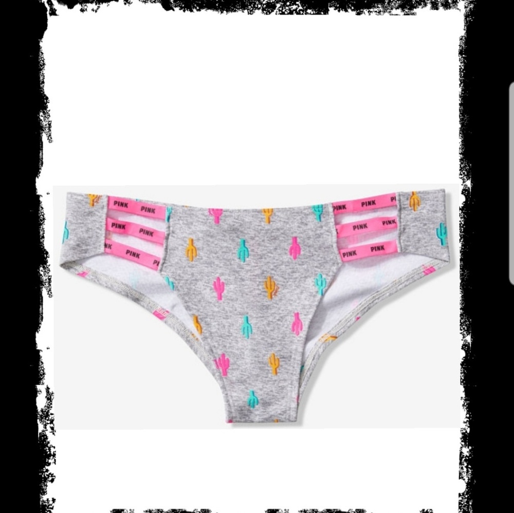 Pink by VS Strappy Cheekster Panties